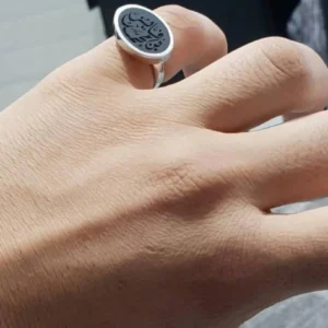 خاتم ملكي رجالي بالاسم