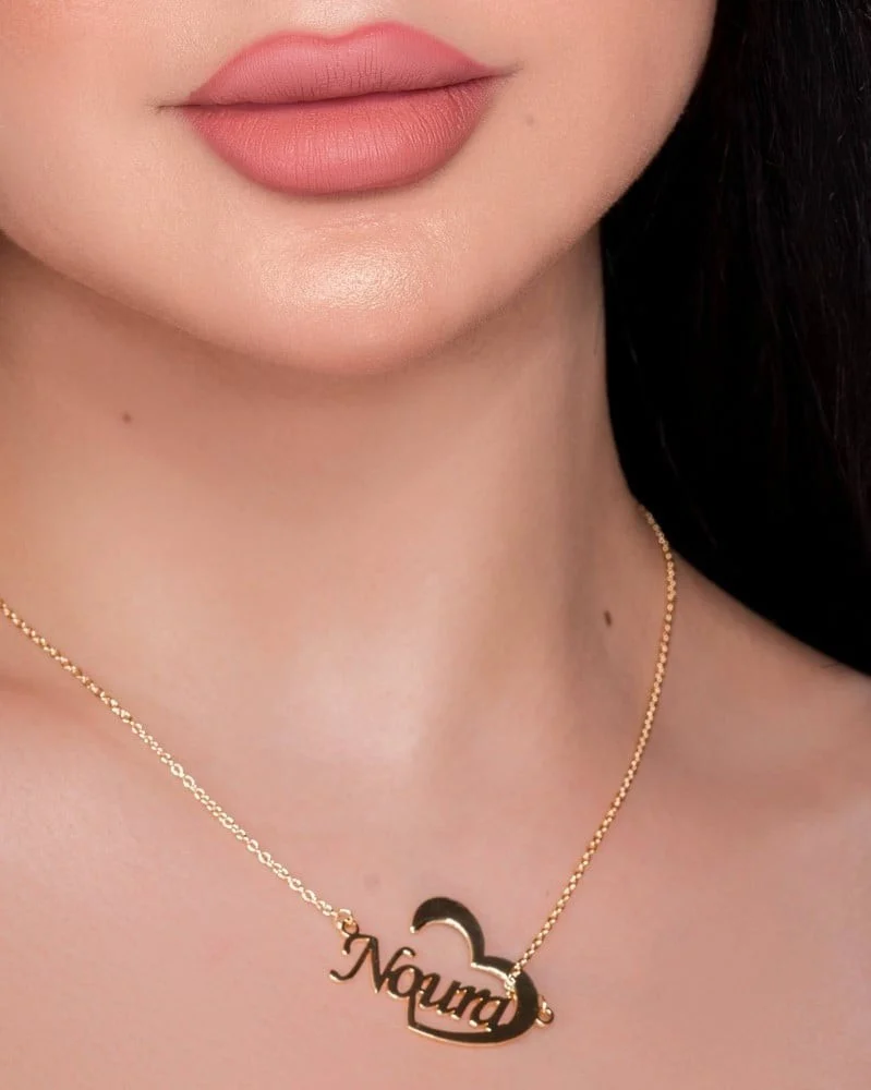 سلسال بالاسم شكل قلب - الصورة 2