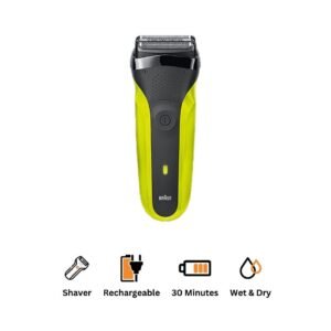 s300 - ماكينة حلاقة فويل براون، اسود و اصفر