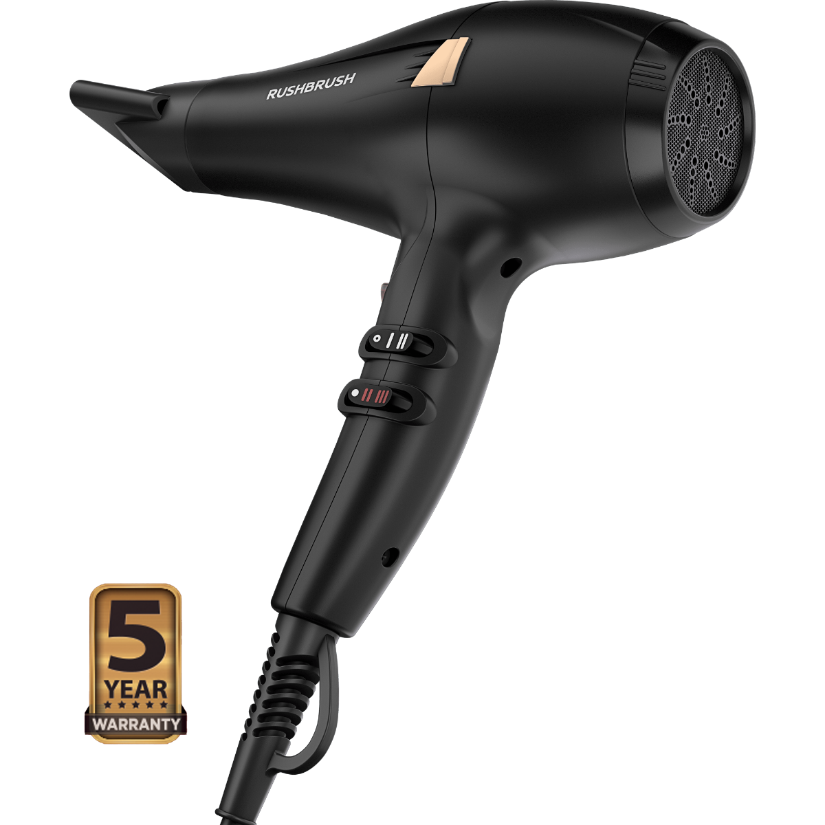 مجفف الشعر راش براش، 2300 وات، اسود - RB-D3PRO - الصورة 4
