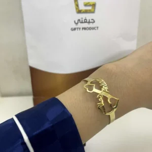 اساور يد نسائية مطلي بالذهب عيار 21