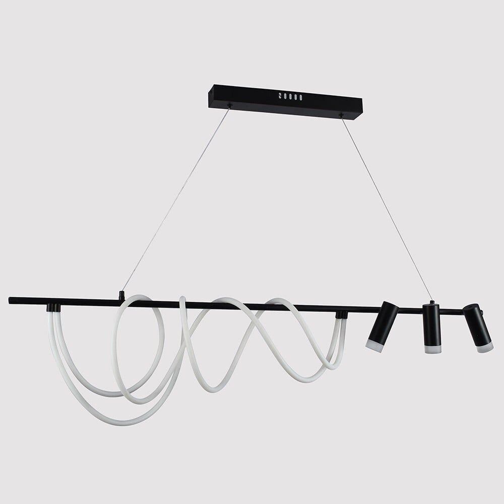 ثريا علاقي تصميم خط مع موجة ليد مضيئة - الصورة 3