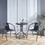 جلسة خارجية ماكلر - اسود