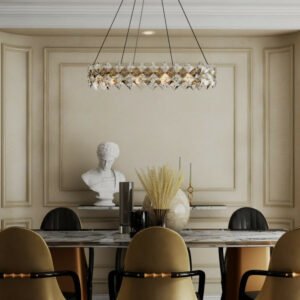 ثريا كرستال مربعات بقمك