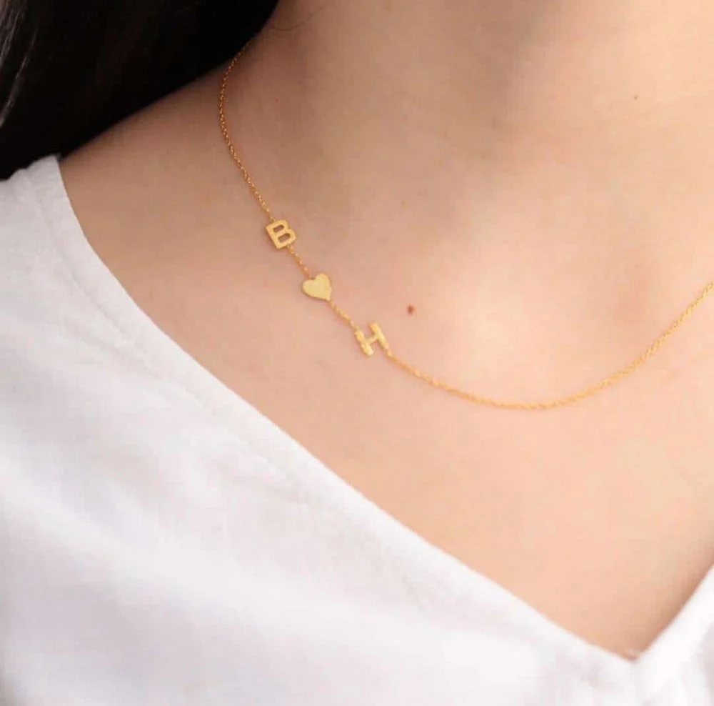 سلسال حرفين تصميم انيق اهدى من تحب ونقدمها كما تحب