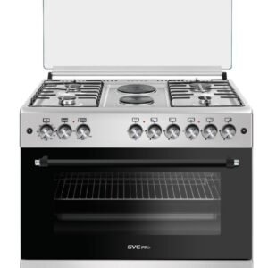 فرن غاز 6 عيون تركي 4 غاز و 2 كهربا - 90X60 جي في سي برو GVC-428
