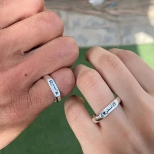 دبله فضة رجالي ونسائي بتاريخ